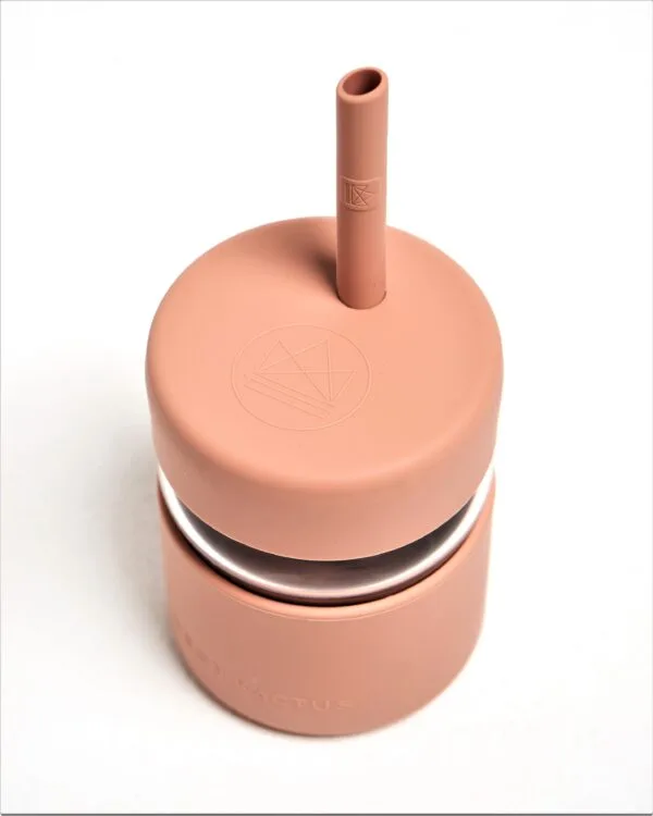 Pink Flamingo 8 oz Kids Tumblers & Food Pots - Image 3