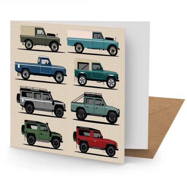 Land Rover Greetings Card