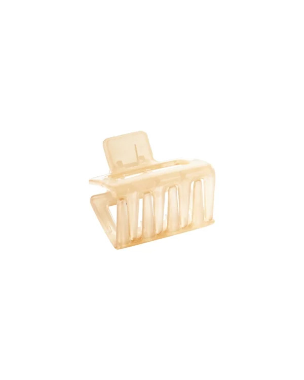 Square Hair Claw Nude