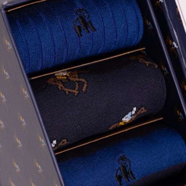 Jockey Sock Box - 3 Pairs of Bamboo Socks - Image 3