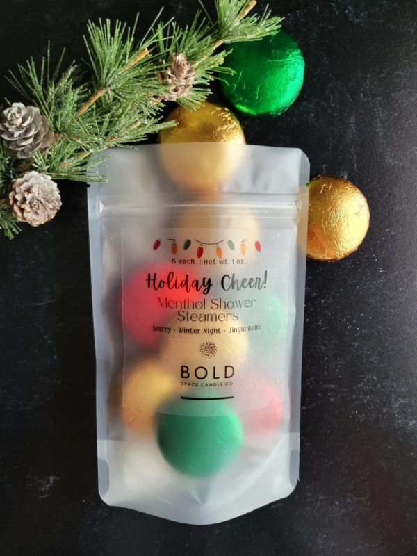 Holiday Cheer! Menthol Shower Steamers