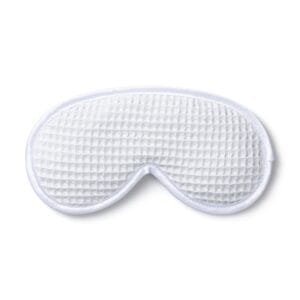Waffle Eye Mask - White