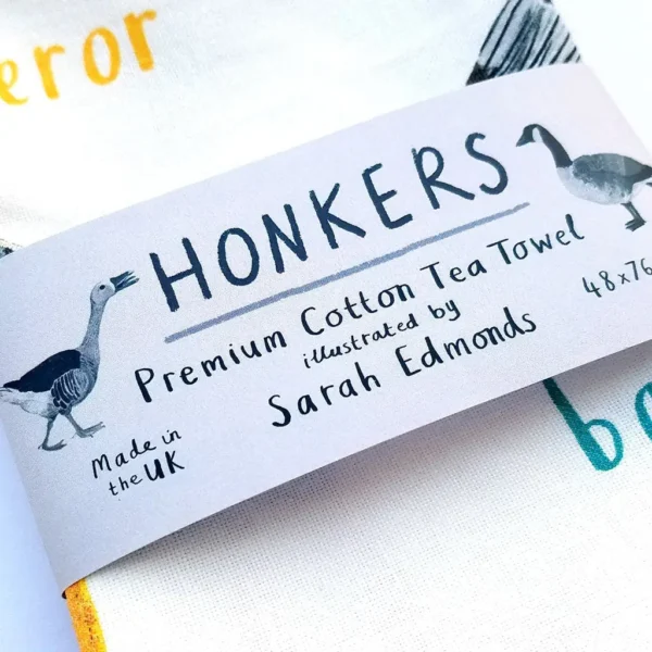 Honkers Bird Cotton Tea Towel - Image 6
