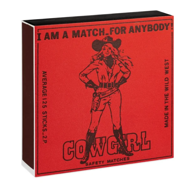 Cowgirl Square Matchbox - Image 2