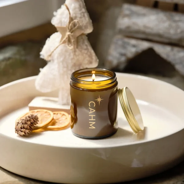 Spiced Orange Festive Scented Candle - Image 4
